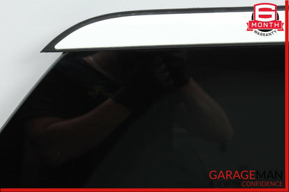 07-12 Mercedes X164 GL450 Rear Right Side Quarter Window Glass w/ Moulding Trim