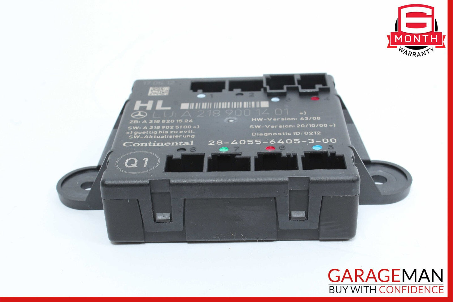 08-18 Mercedes W212 E350 CLS550 C300 Rear Left Side Door Control Module OEM