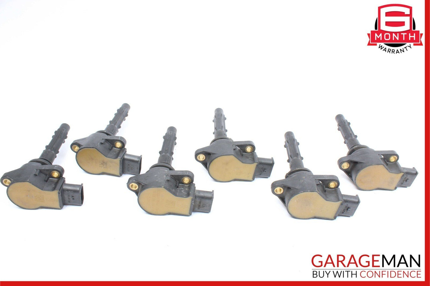 05-13 Mercedes X204 GLK350 E350 M272 Ignition Coil  Spark Plug Set of 6 Pc