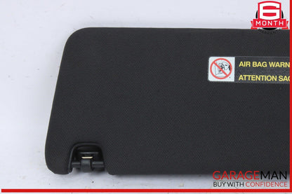 16-18 Audi A6 A7 Front Right Side Sun Visor Sunvisor Black 4G0857552 OEM