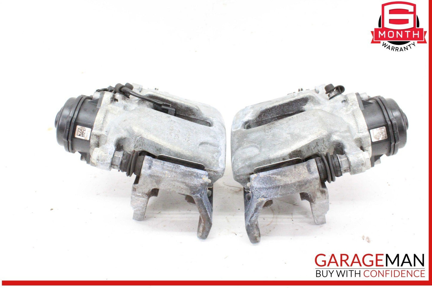 12-17 Audi A6 A7 Rear Left & Right Side Brake Calipers Set of 2 Pc OEM