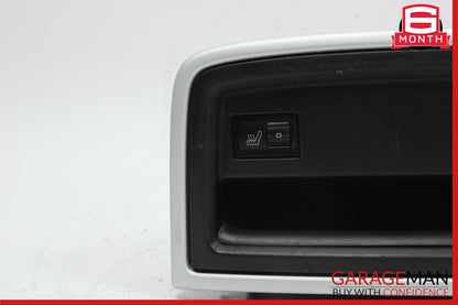 03-10 Porsche Cayenne Rear Center Console Storage Tray Heated Seat Switches OEM