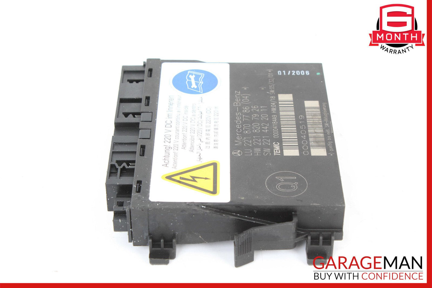 07-09 Mercedes W221 S550 Front Left or Right Side Seat Computer Control Module