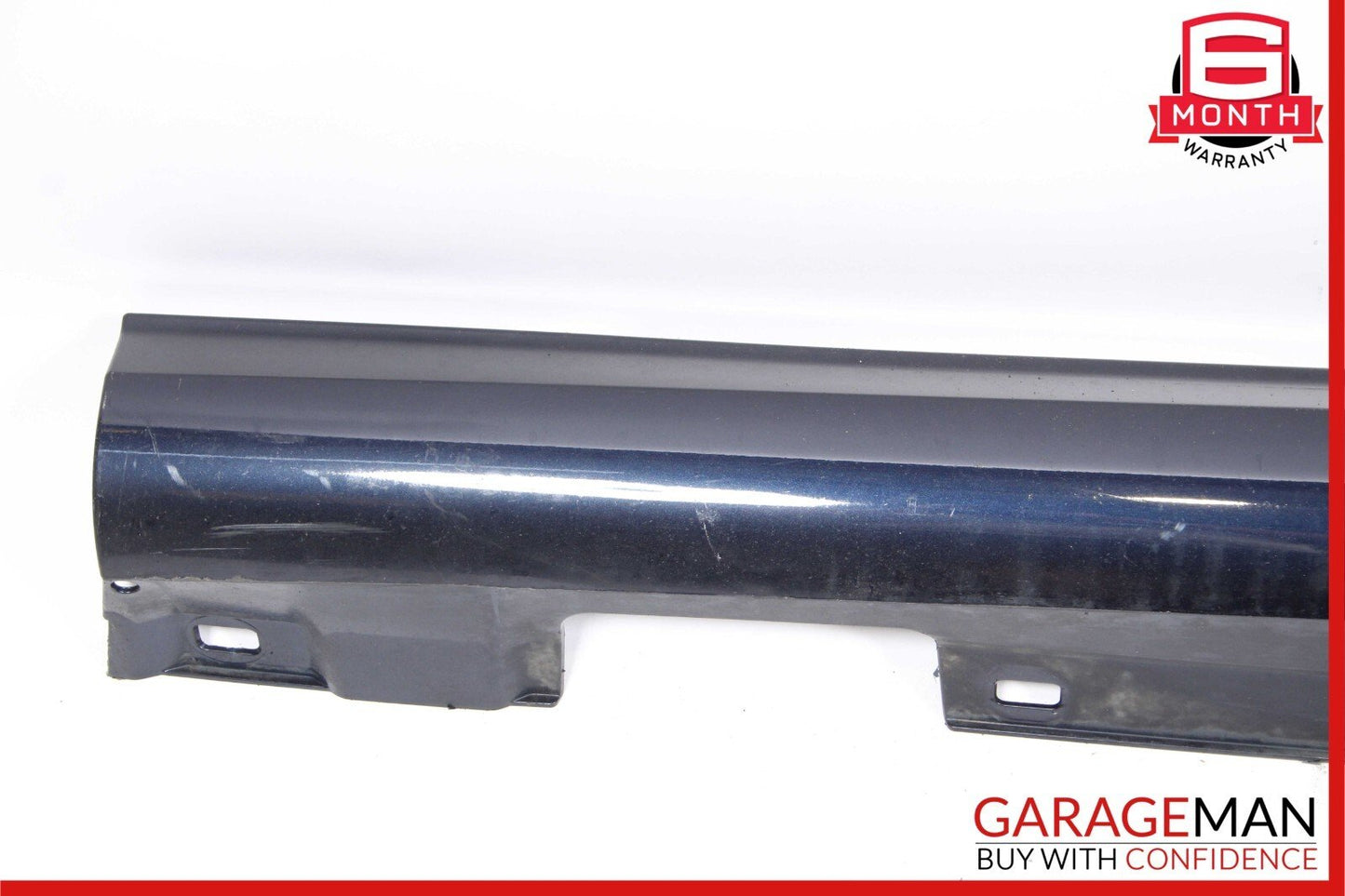 08-14 Mercedes W204 C250 AMG Sport Sedan Left Side Skirt Rocker Moulding Blue