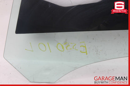 10-13 Mercedes W207 E550 E350 Front Left Driver Side Window Glass OEM