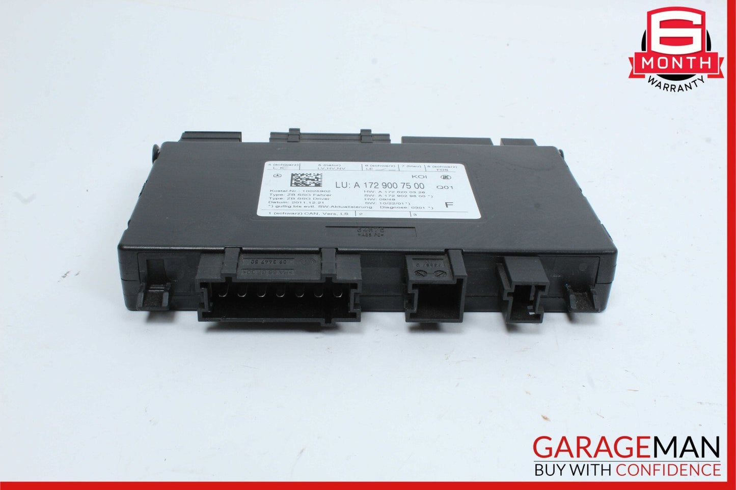 08-18 Mercedes W212 E550 E350 Front Left Seat Control Module 1729007500 OEM
