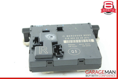 06-11 Mercedes W219 CLS550 CLS55 AMG Rear Right Side Door Control Module OEM