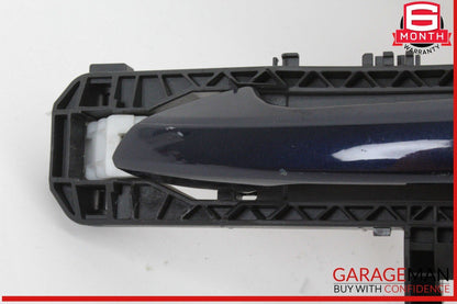 10-13 Mercedes W212 E350 Front Left Driver Side Exterior Door Handle Blue OEM