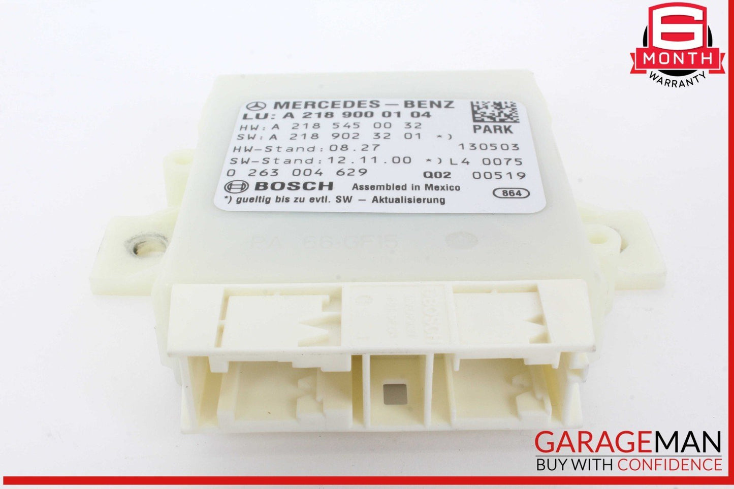 12-14 Mercedes W218 CLS550 Park Assist Parktronic Sensor Control Module OEM