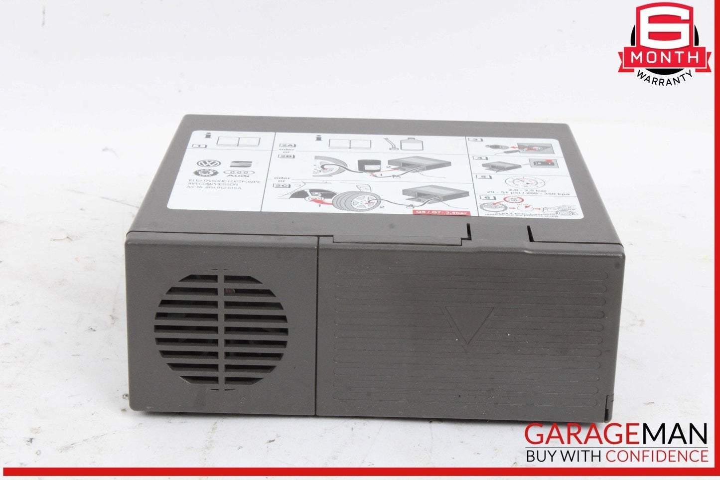 2009-2017 Audi Q5 Emergency Tire Air Compressor Pump Motor 8P0012615A Genuine
