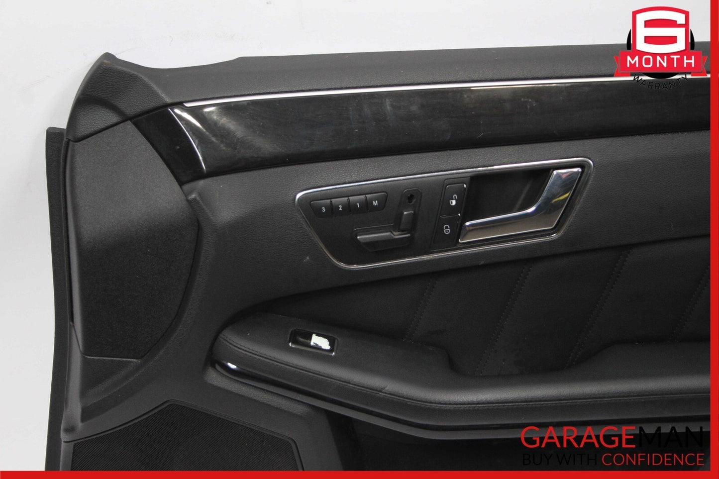 10-13 Mercedes W212 E350 Front Right Interior Door Panel Trim Cover Assy Black
