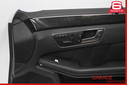 10-13 Mercedes W212 E350 Front Right Interior Door Panel Trim Cover Assy Black