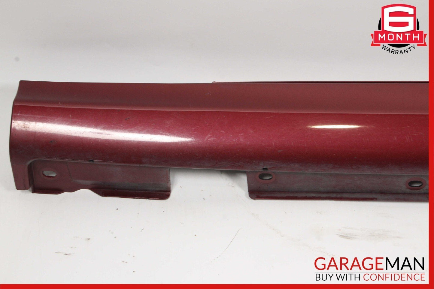 06-09 Mercedes W209 CLK350 CLK500 Coupe Left Side Rocker Molding Side Skirt Red