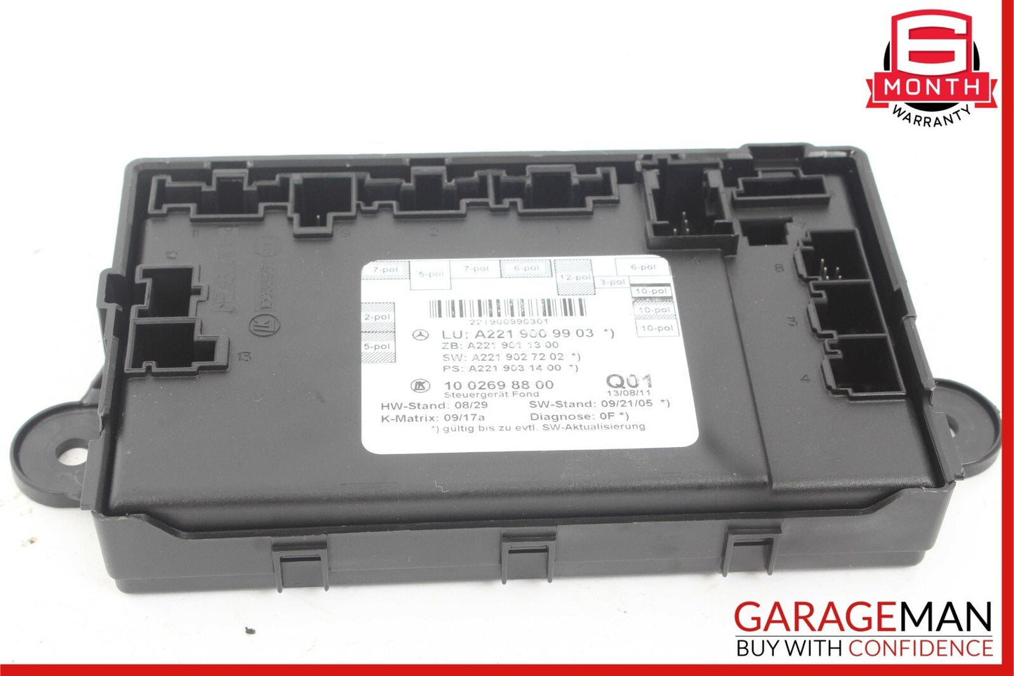 07-13 Mercedes W221 S500 S550 Rear Right or Left Side Door Control Module OEM