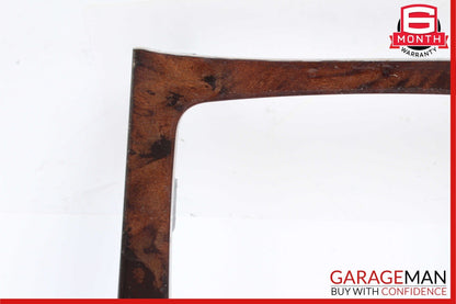 08-14 Mercedes  C250 GLK350 E350 Center Console Shift Shifter Bezel Trim Wood