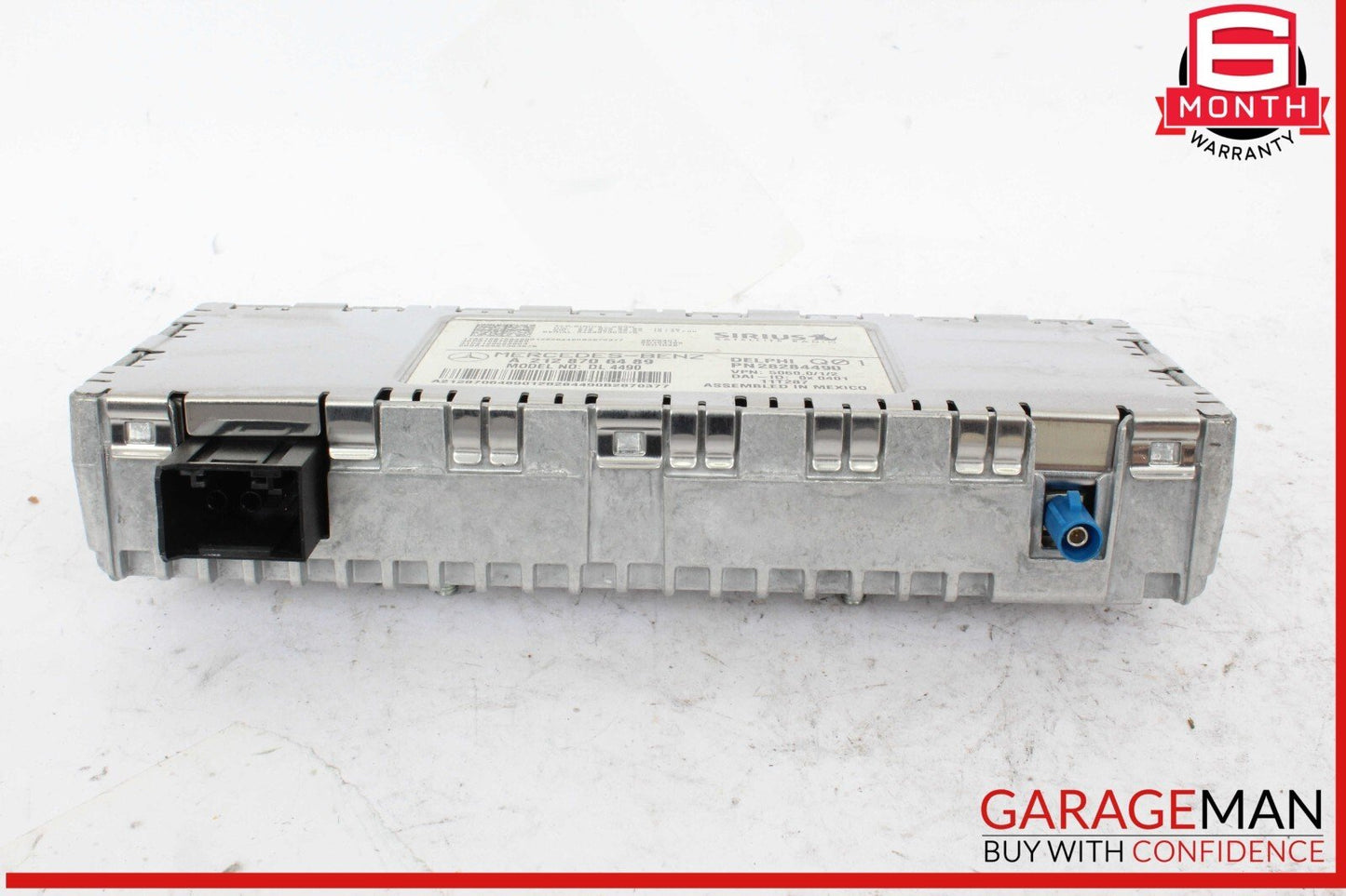 08-12 Mercedes W204 C250 Sirius Satellite Radio Receiver Module 2128706489 OEM