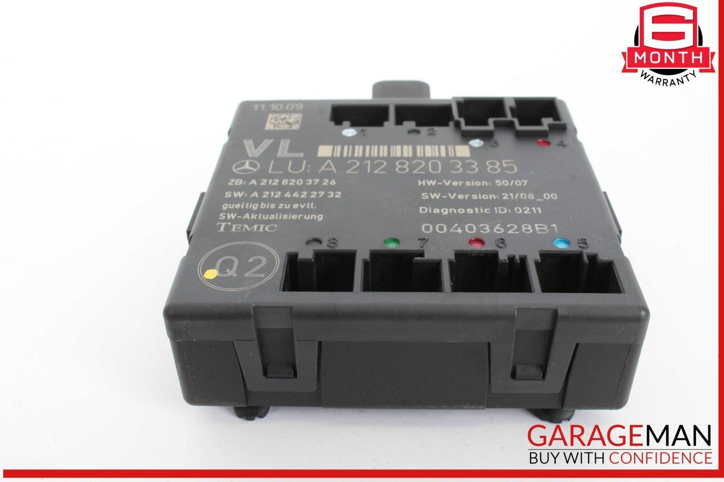 08-18 Mercedes W204 C300 SLK350 E400 Front Left Side Door Control Module OEM