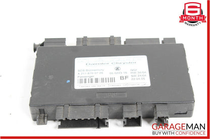 03-11 Mercedes W219 CLS500 Front Right Passenger Under Seat Controller Module