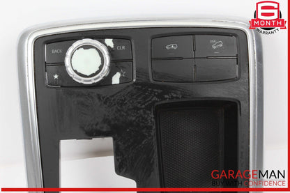 12-19 Mercedes X166 GL450 ML400 GLS550 Center Console Bezel Trim Black OEM