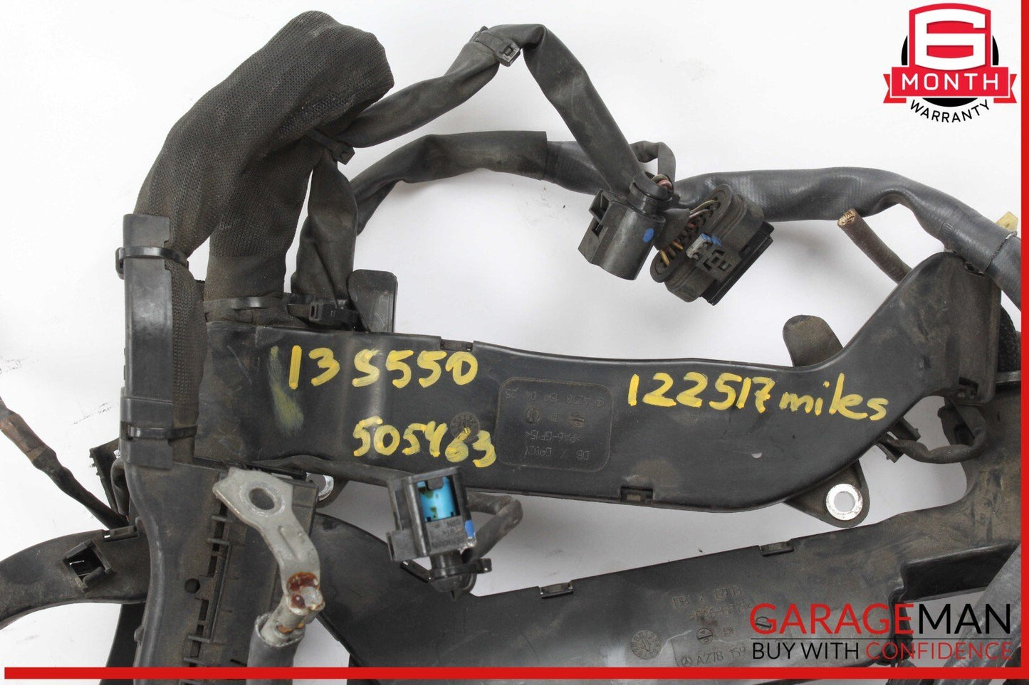 12-13 Mercedes W221 S550 Engine Motor Wire Wiring Harness OEM