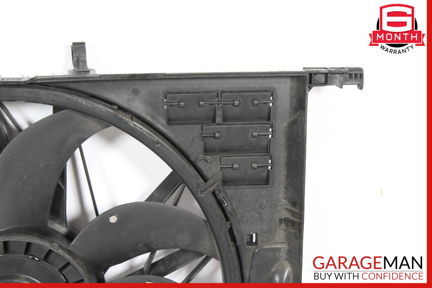 09-19 BMW 550i Engine Motor Cooling Fan Shroud OEM
