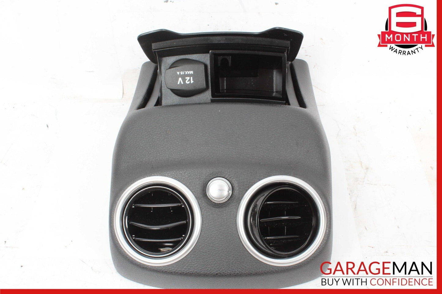 15-20 Mercedes W205 C300 C350 Rear Center Console A/C Air Vent Assy Black