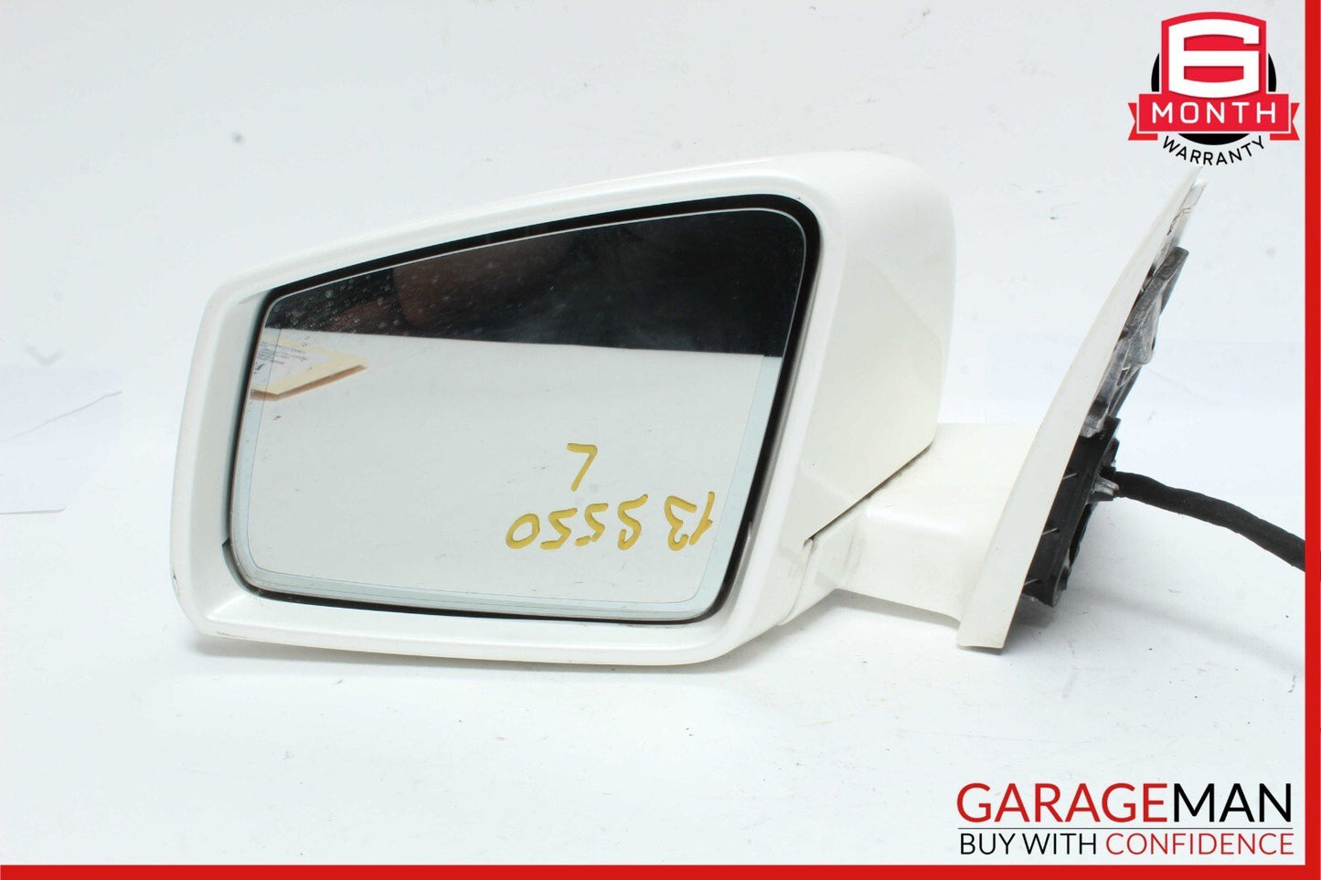 10-13 Mercedes W221 S550 Front Left Side Mirror Door Rear View Diamond White