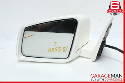 10-13 Mercedes W221 S550 Front Left Side Mirror Door Rear View Diamond White