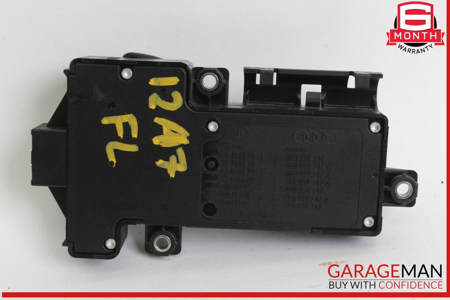 12-18 Audi S5 A5 SQ5 Front Left Driver Side Seat Adjustment Switch 8K0959747 OEM