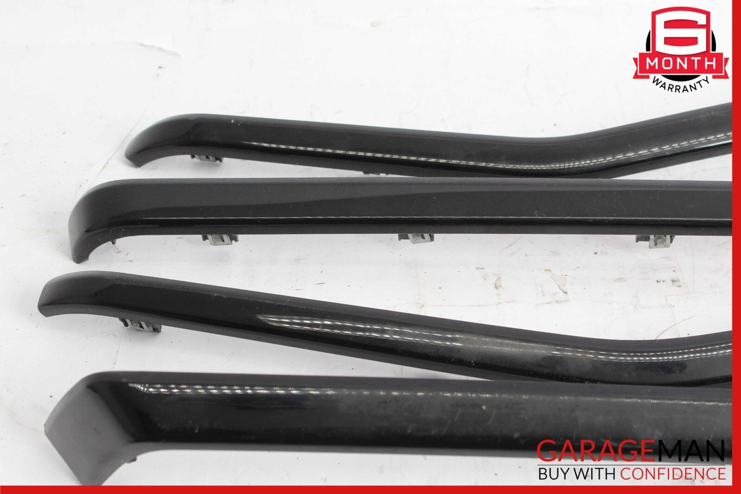 14-16 Mercedes W212 E350 Interior Door Panel Trim Strip Moldings Set of 8 Pc OEM
