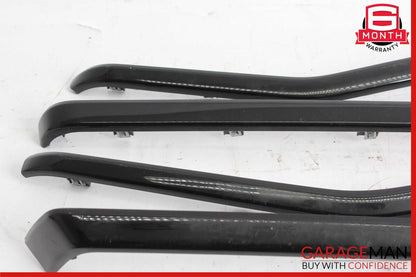 14-16 Mercedes W212 E350 Interior Door Panel Trim Strip Moldings Set of 8 Pc OEM