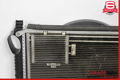 03-06 Mercedes R230 SL500 Engine Motor Cooling Radiator Fan Shroud A/C Condenser
