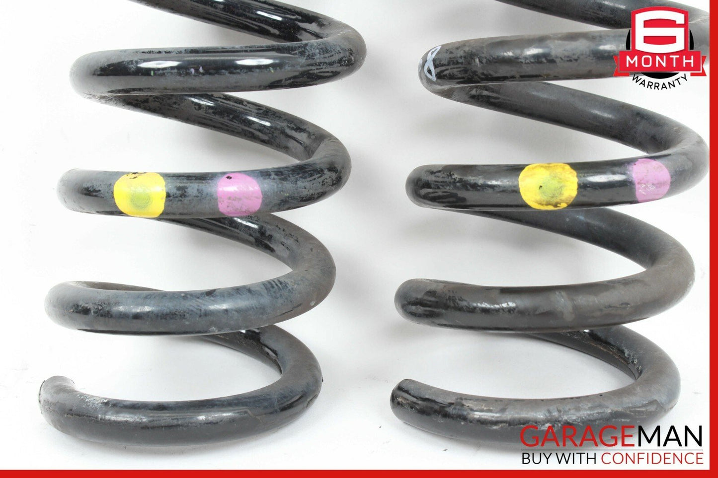 08-14 Mercedes W204 C350 Rear Right & Left Shock Absorber Coil Spring Set OEM