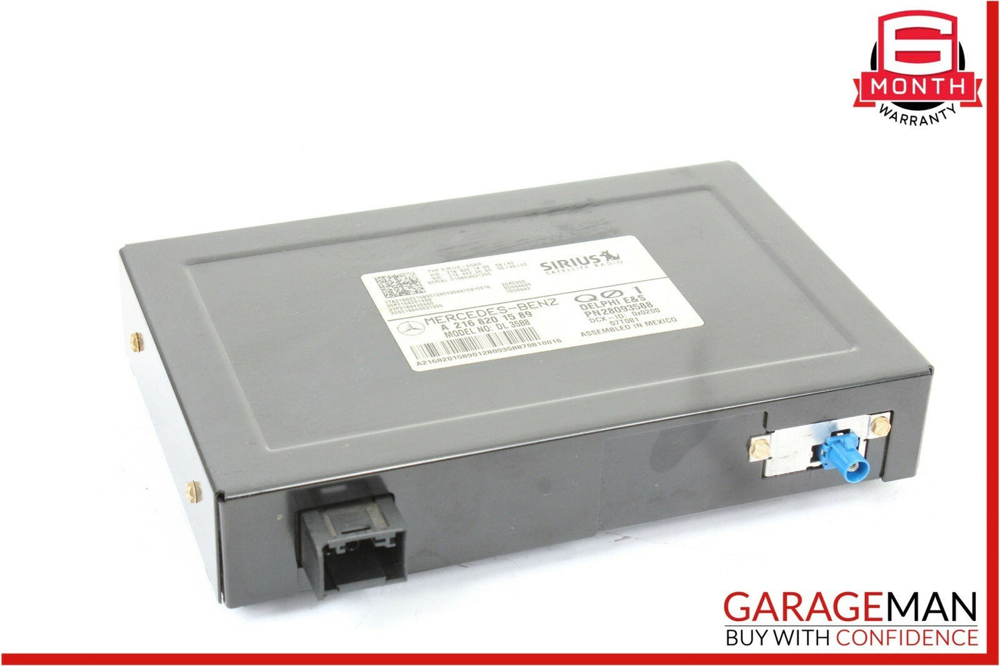 07-09 Mercedes W216 CL550 S63 AMG Sirius Satellite Radio Module Receiver OEM