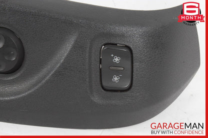 10-17 AUDI S5 FRONT RIGHT PASSENGER SIDE SEAT SWITCH FRAME TRIM PANEL OEM