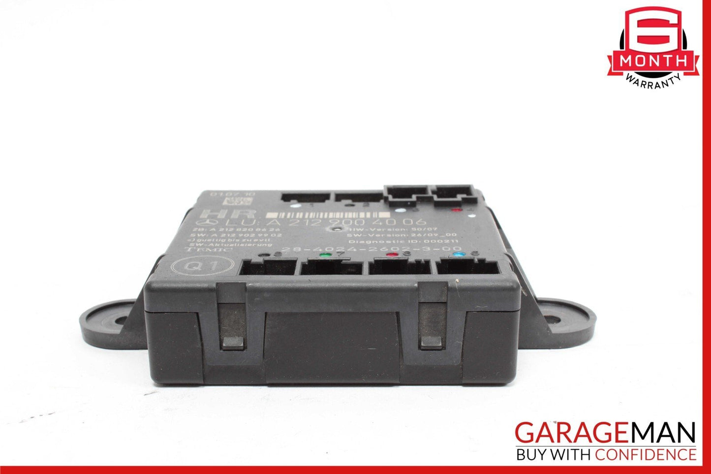 08-18 Mercedes W212 E350 C300 GLK350 Rear Right Side Door Control Module OEM