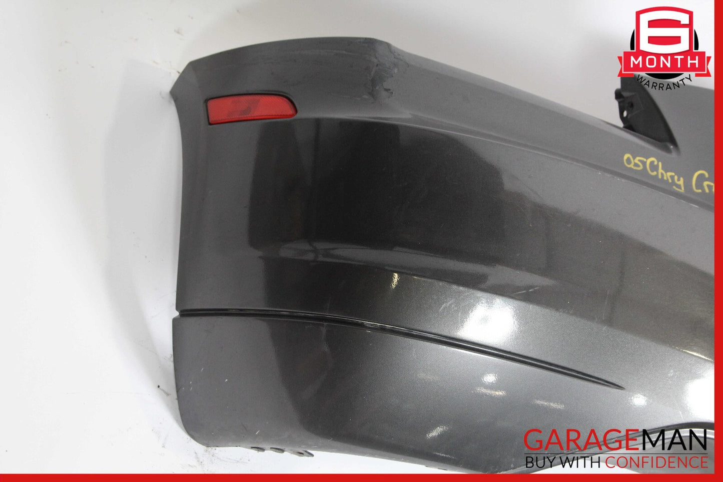 04-08 Chrysler Crossfire Rear Bumper Cover Panel Gray OEM