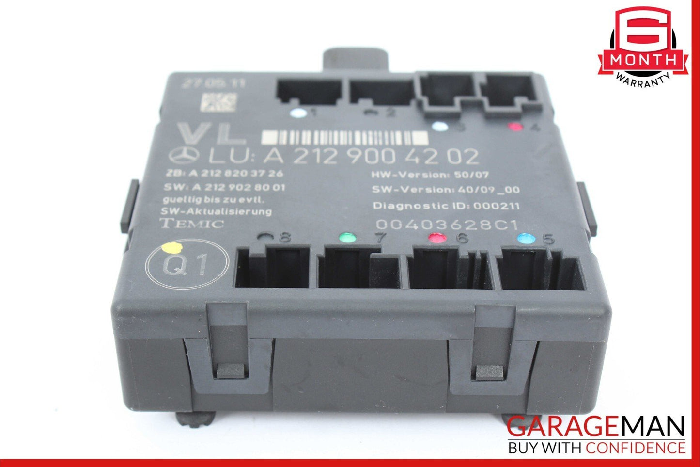 08-18 Mercedes C250 C63 AMG E350 Front Left Side Door Controller Module Unit OEM
