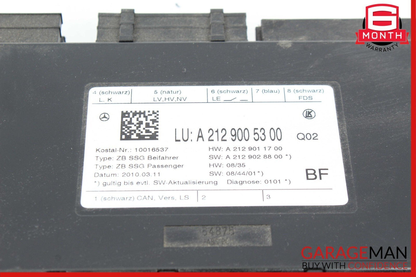 08-18 Mercedes W212 E350 SLK250 Front Left Driver Side Seat Control Module OEM
