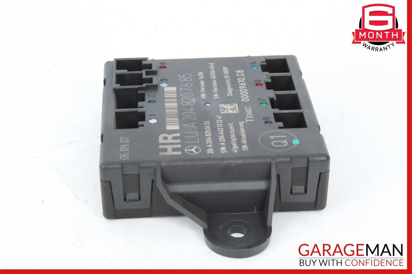 08-18 Mercedes W204 C250 C300 GLK350 Rear Right Side Door Control Module OEM