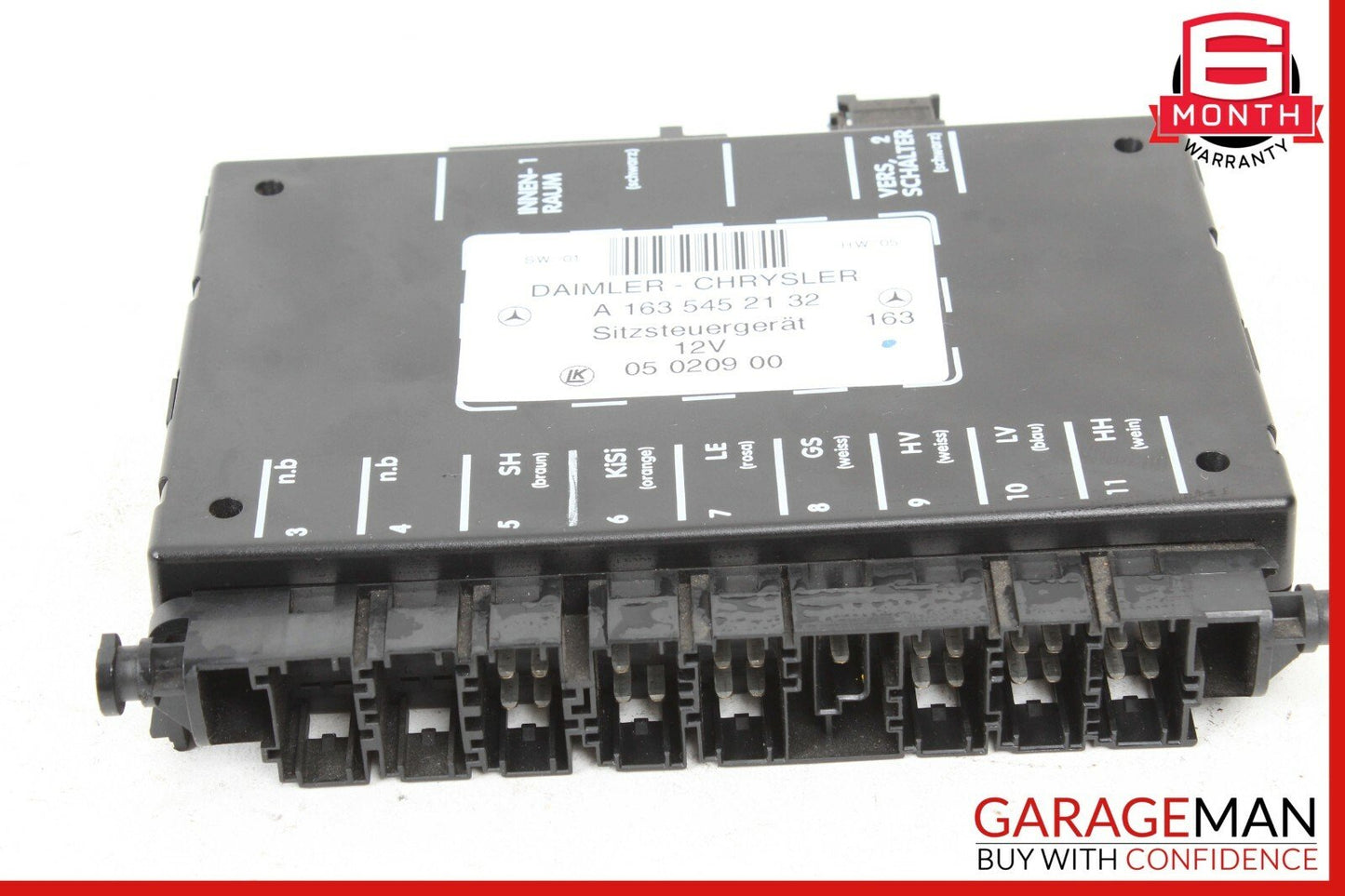 98-05 Mercedes W163 ML320 ML500 Front Left or Right Side Seat Control Module OEM
