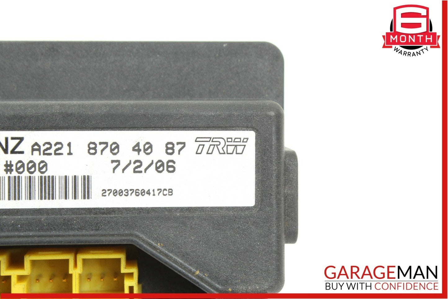 07-09 Mercedes W221 S550 Front Right Side Seat Occupancy Weight Sensor Module
