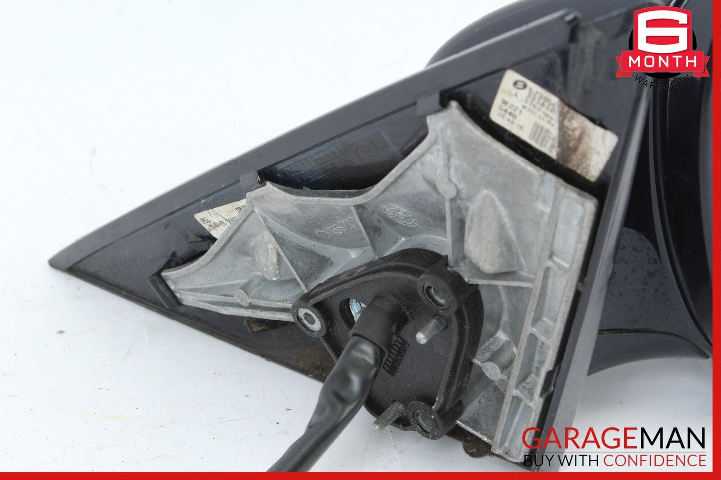 07-09 Mercedes W221 S550 S600 Right Side Mirror Door Rear View Black OEM