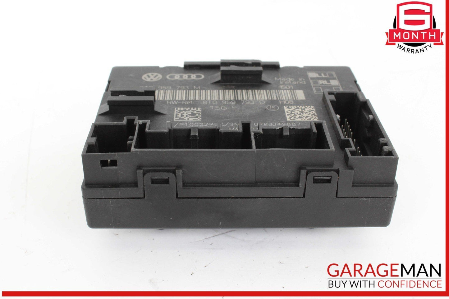 09-12 Audi S4 Front Left Driver Side Door Control Module Unit 8T0959793M OEM