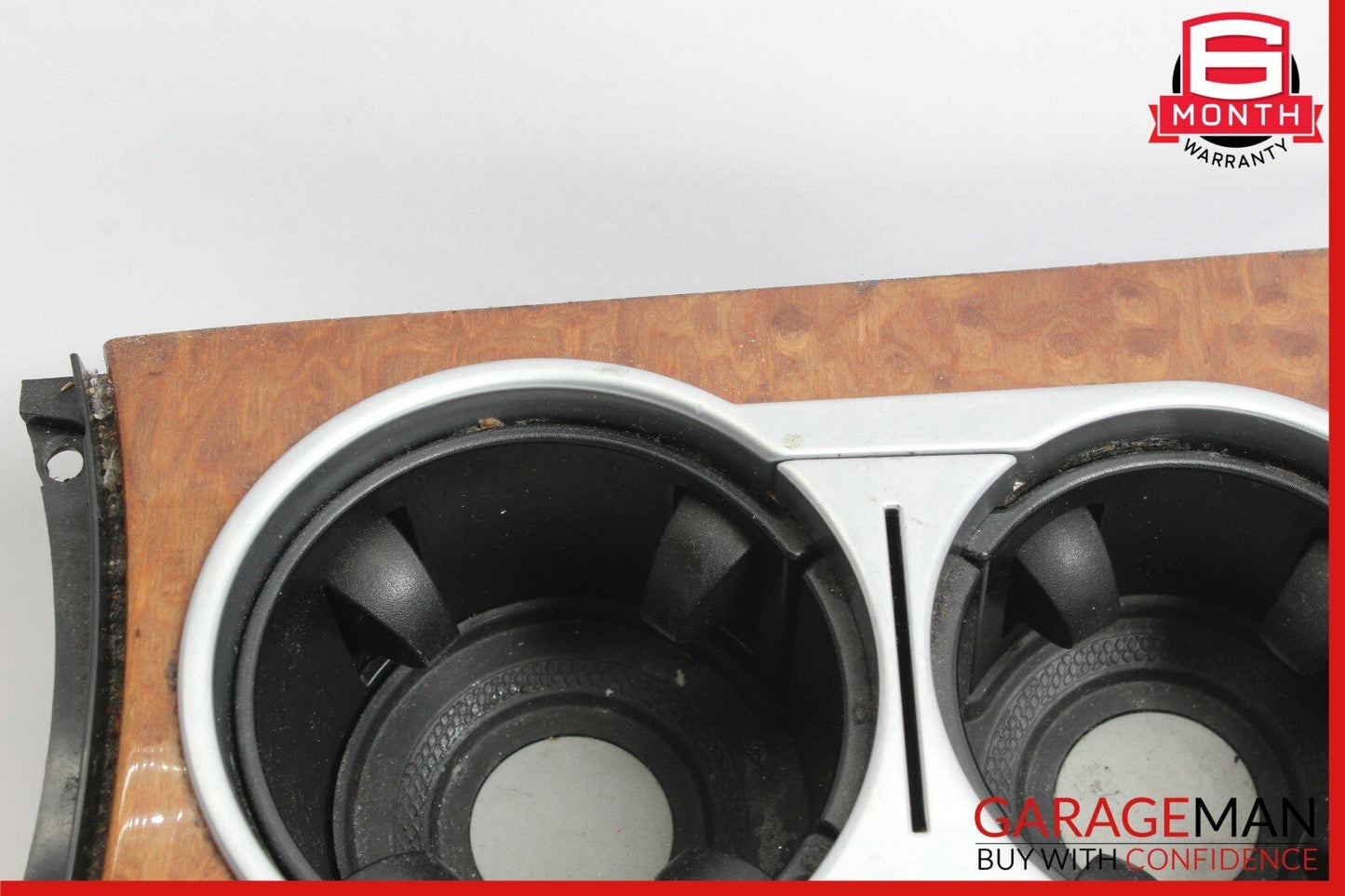 06-12 Mercedes X164 GL450 GL550 ML500 Center Console Cup Holder Compartment Wood