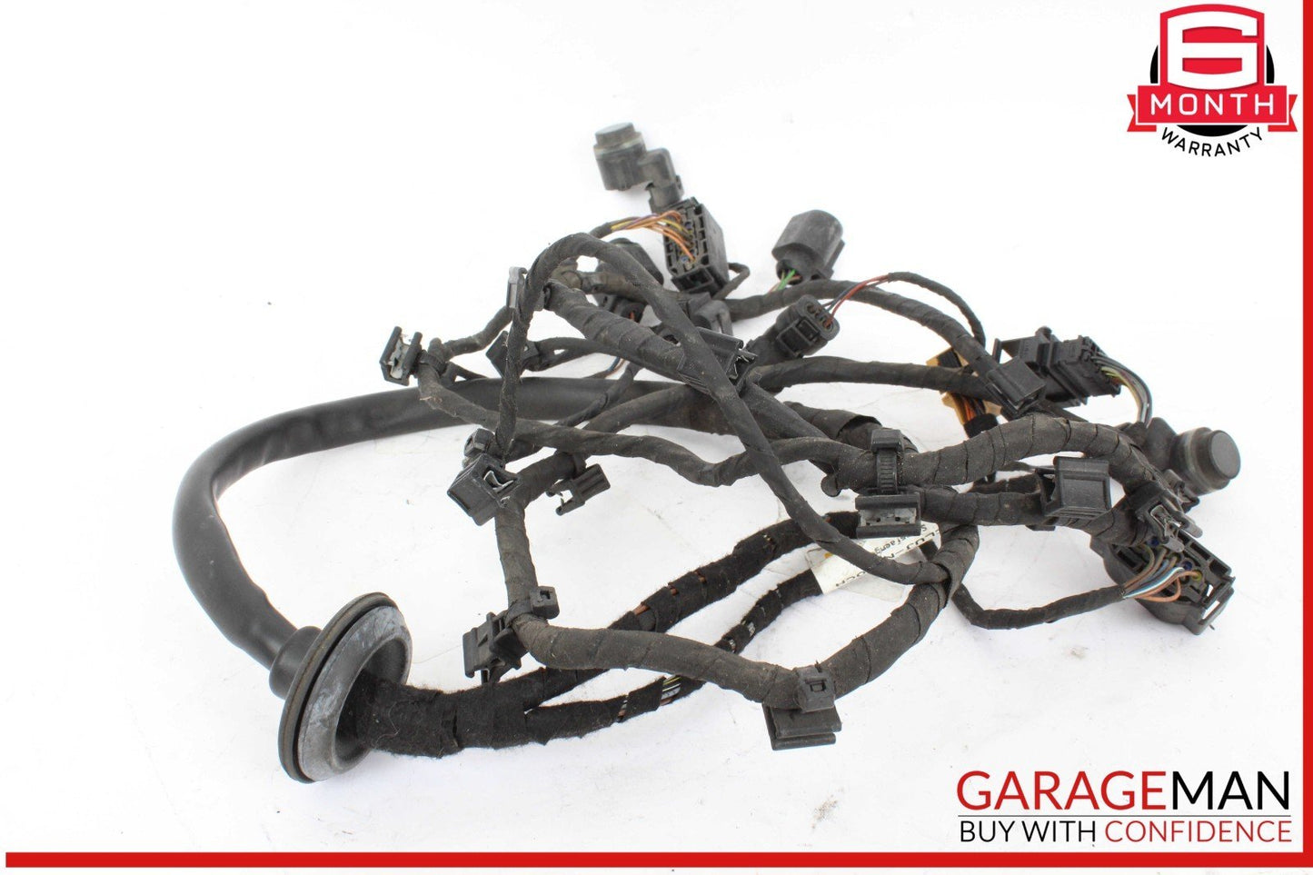 14-17 Audi SQ5 Rear Park Parking Assist PDC Sensors w/ Wire Wiring Harness OEM