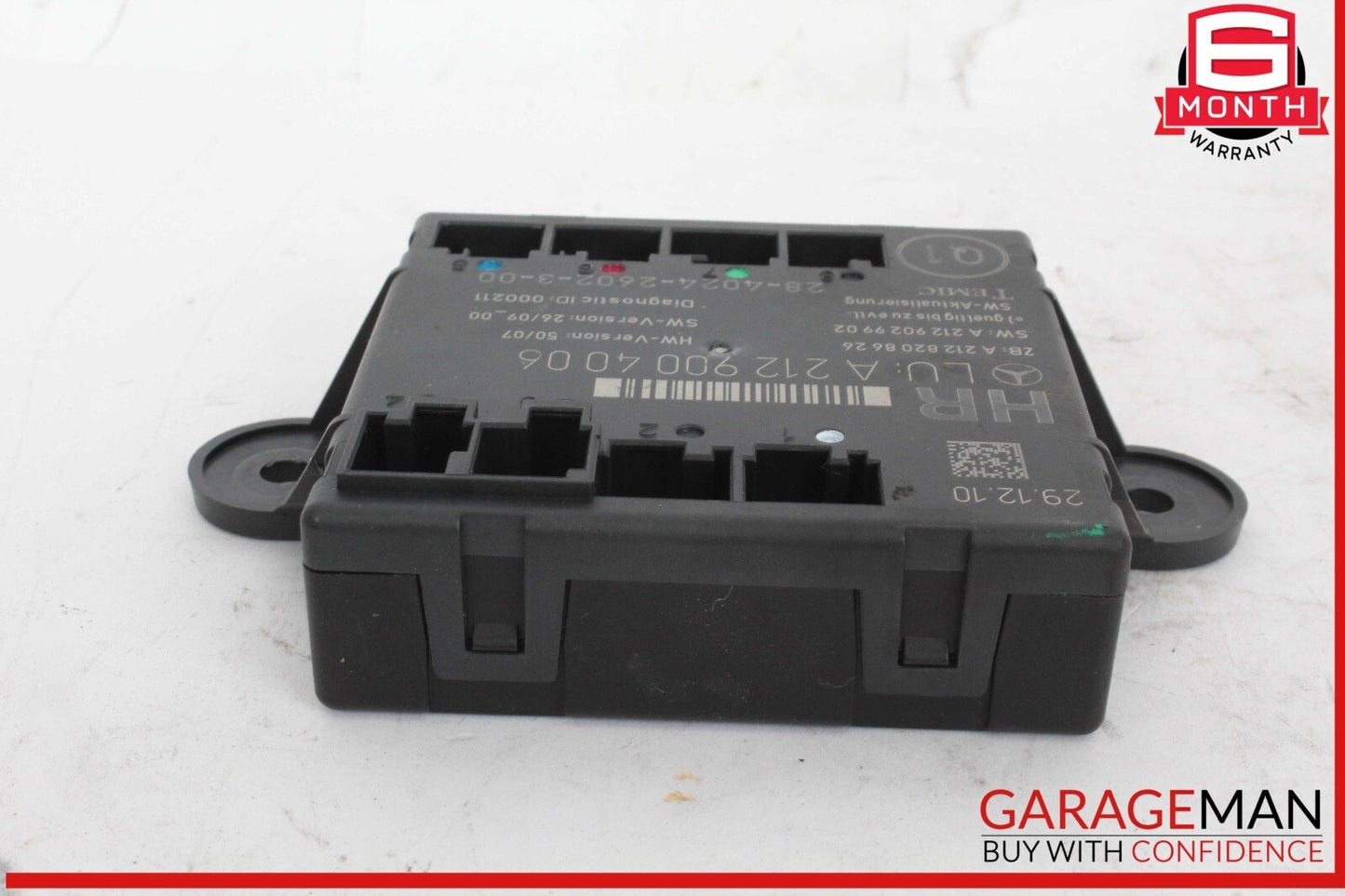 08-18 Mercedes W204 C300 Rear Right Passenger Side Door Control Module OEM