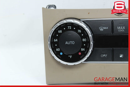 12-14 Mercedes W204 C250 C300 AC A/C Heater Climate Control Unit Beige OEM