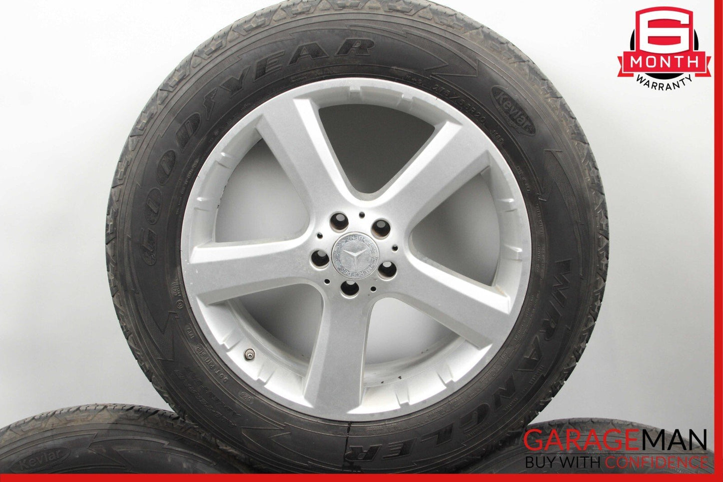 07-12 Mercedes X164 GL450 GL550 8.5JxR20 20" ET56 Wheel Tire Rim Set of 4 Pc