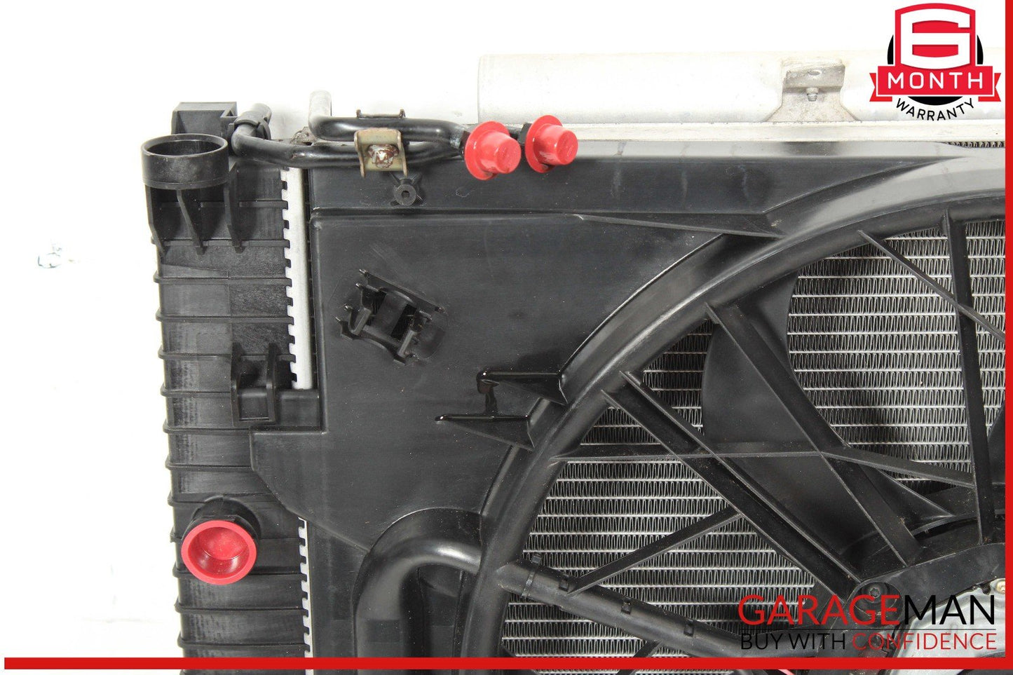 03-06 Mercedes W211 E500 CLS500 Engine Cooling Radiator A/C Air Condenser Assy